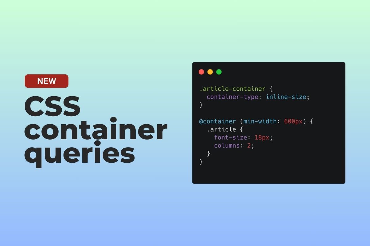 CSS container queries